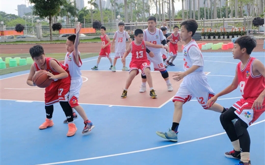 2021首届“卓立杯”篮球联赛第二轮常规赛在主场半岛卓立小学举行
