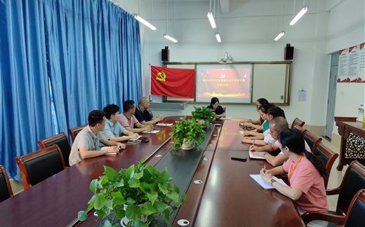 南宁市兴宁区金源城卓立小学党支部召开党史学习教育专题组织生活会